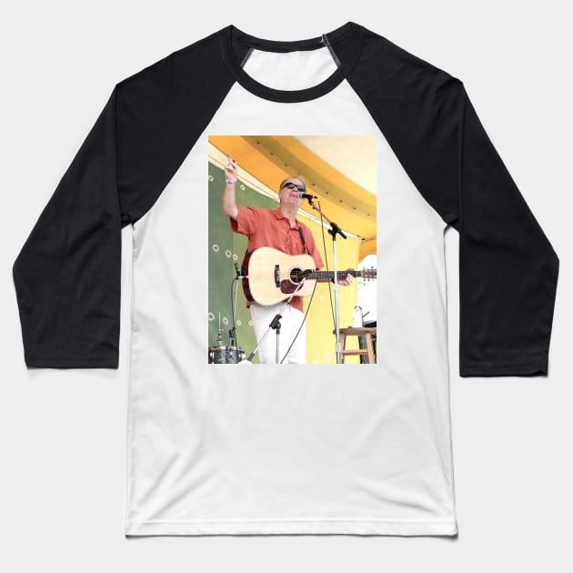 Louden Wainwright III Photograph Baseball T-Shirt by Concert Photos